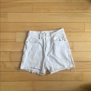 H&M White Jean Shorts